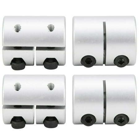 Screw Drives Encoders Aluminum Alloy High Torsion CNC Motor 3D Printer Flexible Coupling 4Pcs Shaft Coupler Stepping Motors for Connecting Servo Motors Screw Drives Encoders Aluminum Alloy High Torsion CNC Motor 3D Printer Flexible Coupling 4Pcs Shaft Coupler Stepping Motors for Connecting Servo Motors